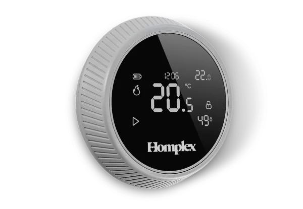 Homplex nx1 graphite gray termostat programabil control la distanta montaj perete lateral dreapta
